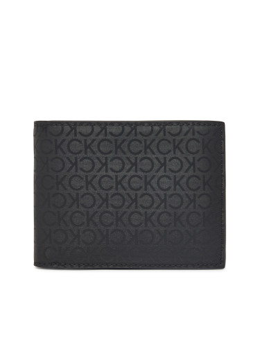 Портфейл Calvin Klein Ck Sleek Trifold 10Cc W/Coin K50K512865 Черен