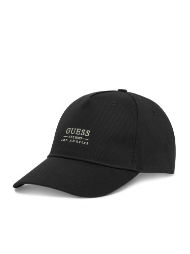 Шапка с козирка Guess AM9522 POL01 Черен