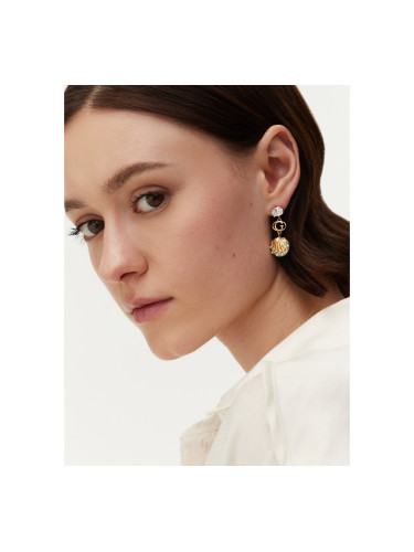 Обици Guess JUBE05 124JW Златист