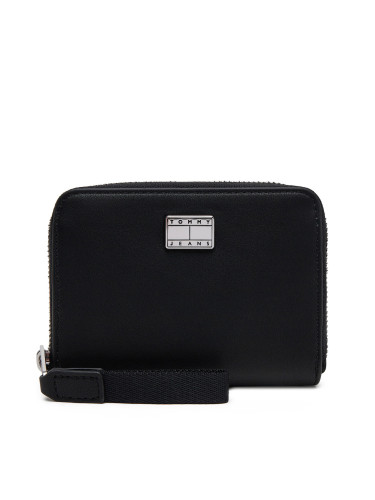 Портфейл Tommy Jeans Tjw American Cool Med Za AW0AW17298 Черен