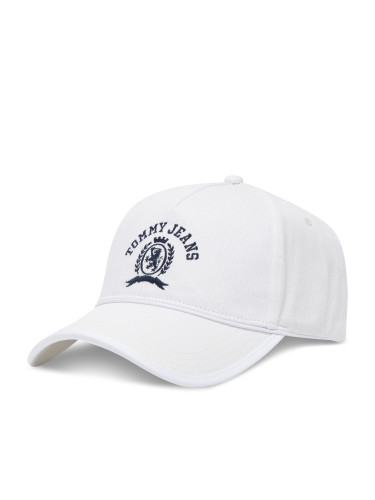 Шапка с козирка Tommy Jeans Cool Summer AW0AW17315 Екрю
