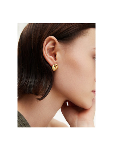 Обици Guess JUBE05 218JW Златист