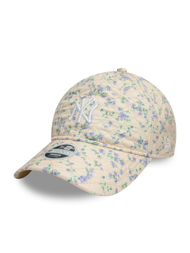 Шапка с козирка New Era New York Yankees Floral Quilt 9Twenty 60595367 Бежов