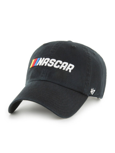 Шапка с козирка 47 Brand '47 Clean Up Nascar w/No Loop Label NAS-NLRGW67GWS Черен
