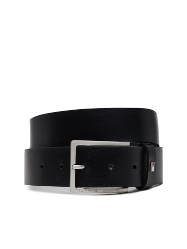 Мъжки колан Tommy Hilfiger Oliver 4.0 AM0AM13175 Черен