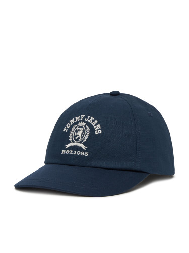 Шапка с козирка Tommy Jeans Tjm Crest Cap AM0AM13286 Тъмносин