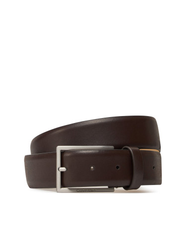 Мъжки колан Calvin Klein Adj Minimal Formal 35Mm K50K512833 Кафяв