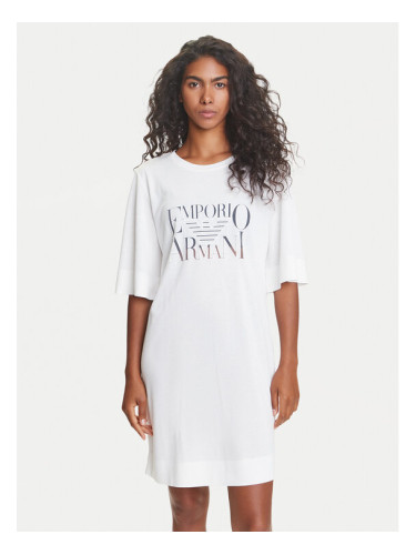 Emporio Armani Ежедневна рокля EW000618 AF12187 U1131 Бял Loose Fit