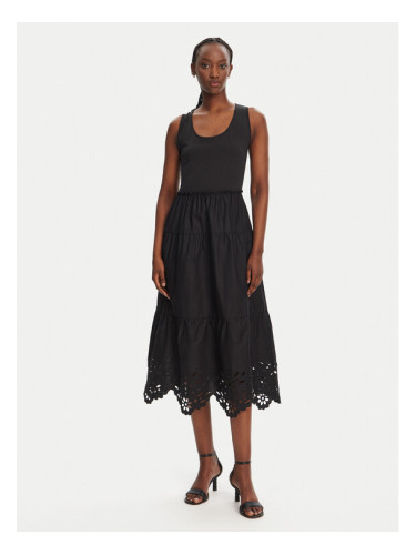 Liu Jo Лятна рокля WA5166 T4853 Черен Regular Fit