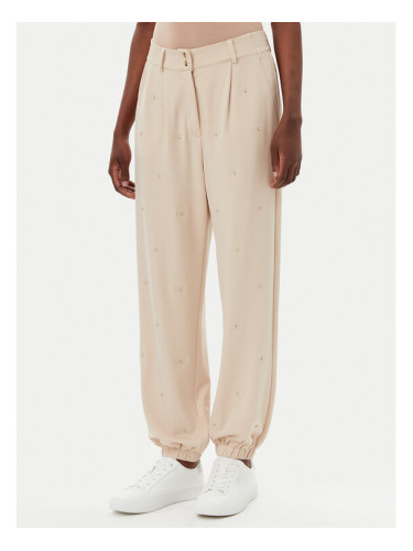 Liu Jo Sport Долнище анцуг TA5193 J5942 Бежов Relaxed Fit