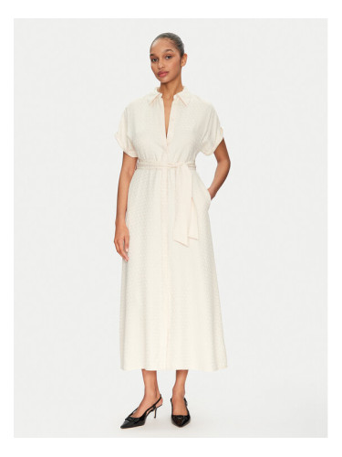 Lola Casademunt by Maite Рокля тип риза MS2516004 Екрю Regular Fit