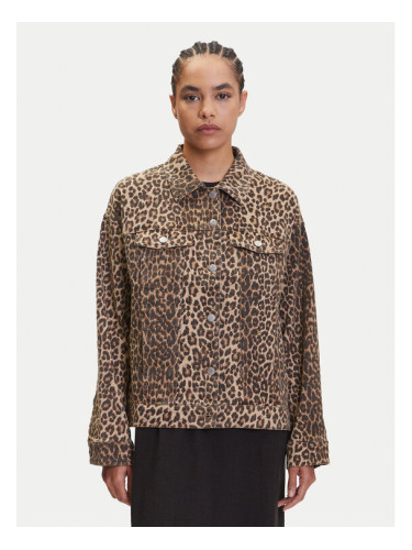 Vero Moda Дънково яке Tessa 10329961 Кафяв Oversize