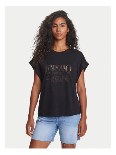 Emporio Armani Тишърт EW000616 AF12187 UC001 Черен Loose Fit