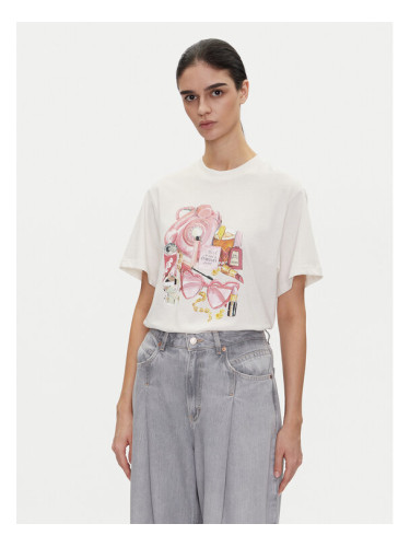 HUGO Тишърт Vintage Tee_15 50539107 Екрю Regular Fit