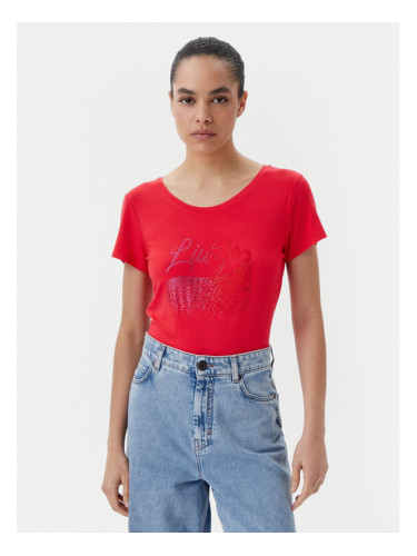 Liu Jo Beachwear Тишърт VA5157 JS360 Червен Regular Fit