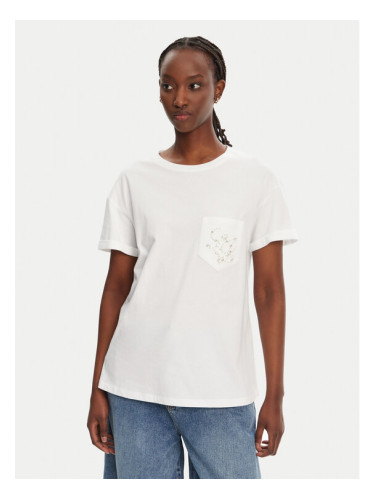 Liu Jo Тишърт WA5140 JS904 Бял Regular Fit