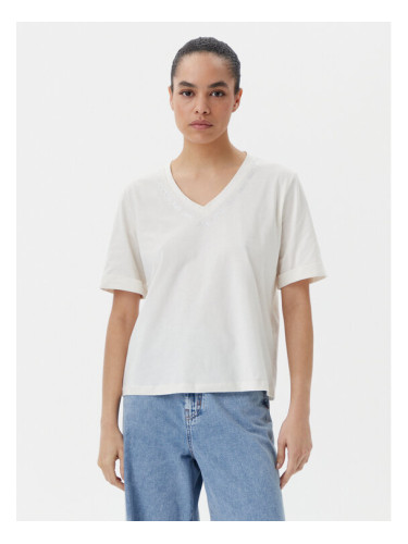 Liu Jo Sport Тишърт TA5175 JS923 Екрю Regular Fit