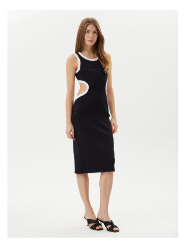 Liu Jo Лятна рокля VA5043 J4822 Черен Regular Fit