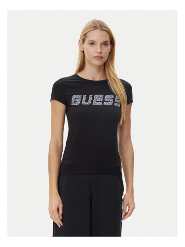 Guess Тишърт V5GI20 J1314 Черен Regular Fit