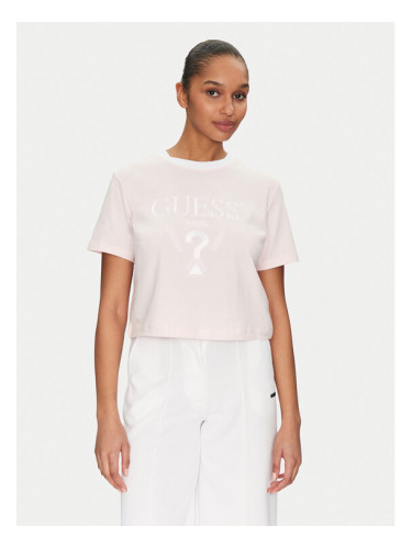 Guess Тишърт V5GI18 I3Z14 Розов Boxy Fit