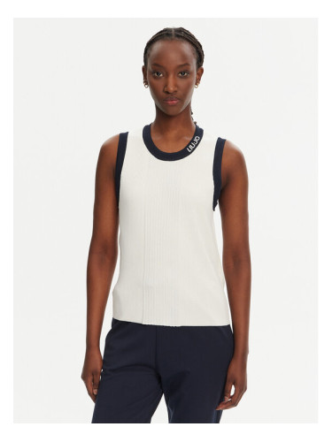 Liu Jo Sport Пуловер TA5092 MS022 Бял Regular Fit