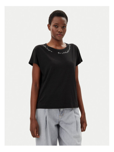 Liu Jo Sport Тишърт TA5268 JS005 Черен Regular Fit