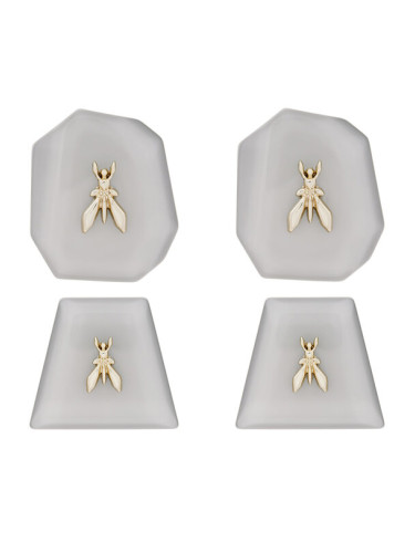 Patrizia Pepe Обеци с клипс 8J1723/V034-C141 Сив