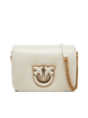 PINKO Дамска чанта Love Click Puff Baby 101584 A10F Екрю