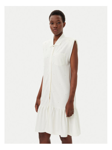 Liu Jo Sport Рокля тип риза TA5191 J5942 Екрю Regular Fit