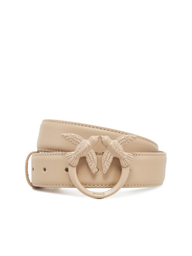 PINKO Дамски колан Love Berry H3 Belt PE 25 PLT01 100125 A1K2 Бежов