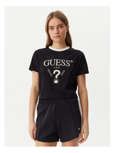 Guess Тишърт V5GI18 I3Z14 Черен Regular Fit
