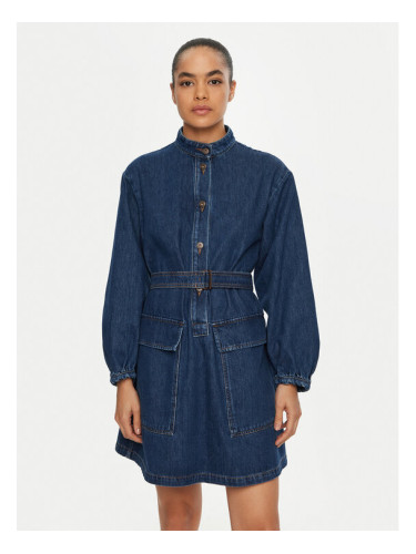 Weekend Max Mara Дънкова рокля Euro 2515221021 Тъмносин Relaxed Fit