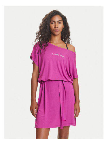 Emporio Armani Ежедневна рокля EW000783 AF12192 UA227 Розов Regular Fit
