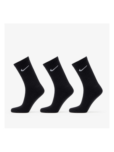 Nike 3-Pack Cushioned Crew Socks Black S