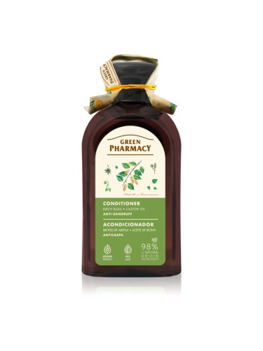 Green Pharmacy Birch Buds & Castol Oil Conditioner балсам против пърхот 300 мл.