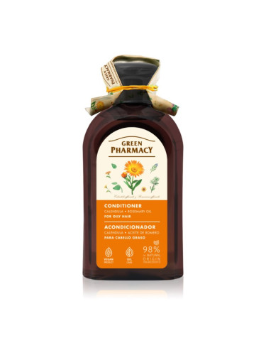 Green Pharmacy Calendula & Rosemary Conditioner балсам за мазна коса 300 мл.