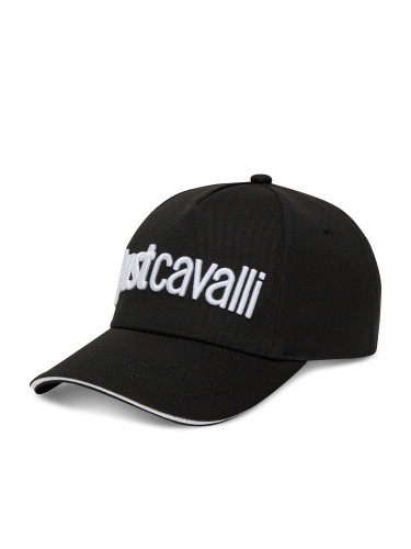 Шапка с козирка Just Cavalli 78RAZK30 ZG192 Черен