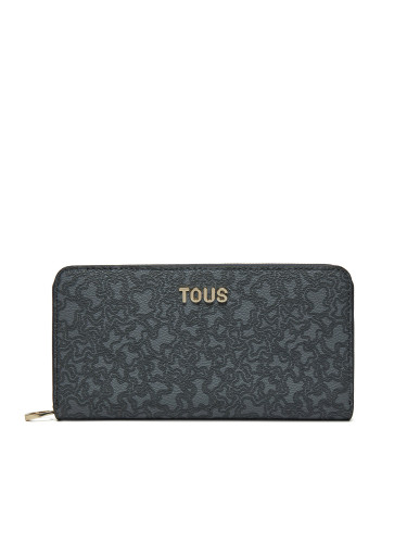 Портфейл TOUS Kaos Mini Lines 2002183447 Сив