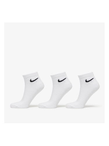 Чорапи Nike Everyday Cush Ankle Socks 3-Pack White/ Black L