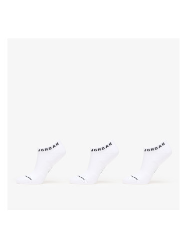Чорапи Jordan Dri-FIT Everyday No-Show Socks 3-Pack White/ Black XL