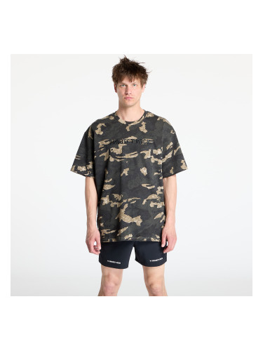 Тениска Under Armour Project Rock All Over Print T-shirt Grey/ Green L