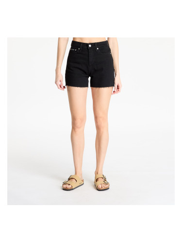 Къси панталони Calvin Klein Jeans Mom Short Denim Black 25