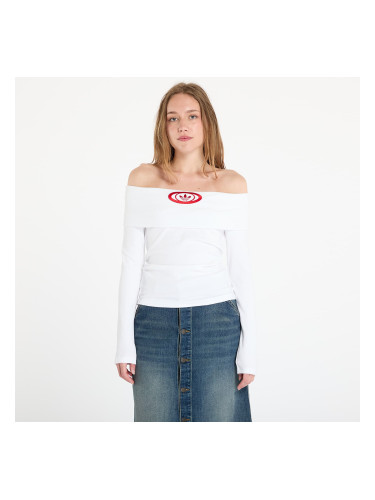 adidas Originals Off Shoulder Top White L