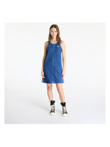 Облекло adidas Adicolor Denim 3 Stripes Tank Dress Blue/ Indigo Denim XS