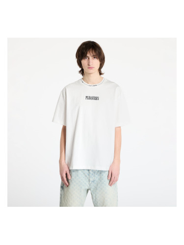 Тениска PLEASURES Cut Here Heavyweight T-Shirt White M