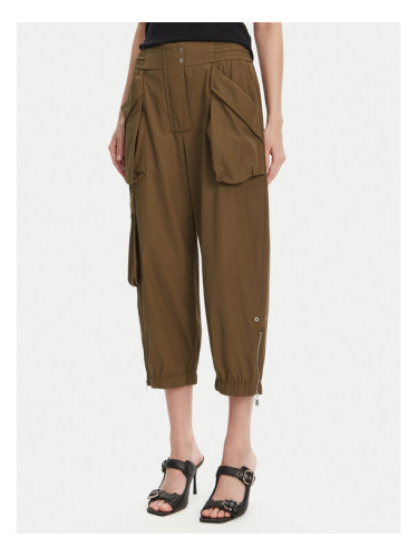 PINKO Текстилни панталони 104704 A2ER Каки Regular Fit