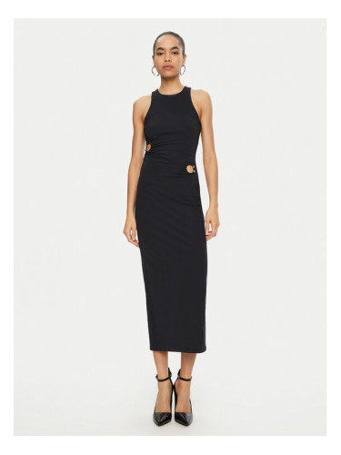 Patrizia Pepe Коктейлна рокля 8A1427/JZ26-K103 Черен Regular Fit