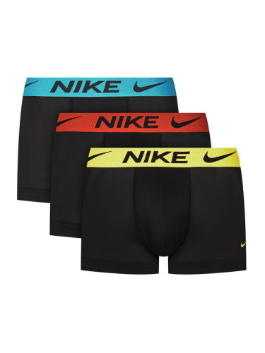 Nike Комплект 3 чифта боксерки 0000KE1224 Черен
