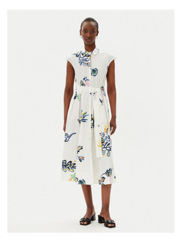 Marella Рокля тип риза Pier 2513221372200 Бял Regular Fit