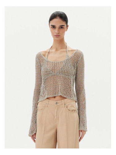 PINKO Пуловер Denali 104749 A2FB Сив Regular Fit